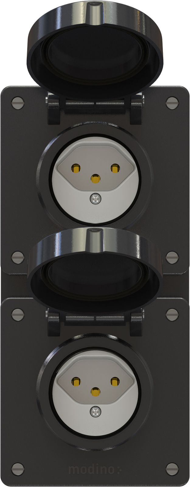 combinaison type 13 / type 13 ta.2x1 AP exo IP55 noir