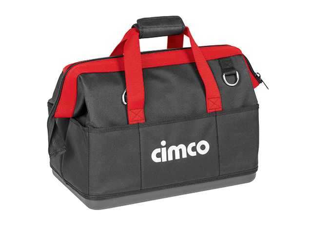 Sacoche à outils avec fond en plastique robuste vide