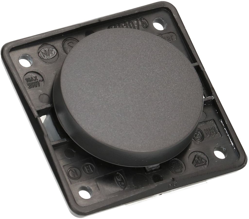 interruttore basculante schema 3 Integro Flow/Pure IP44 antracite