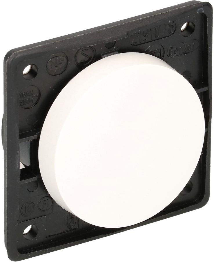 bouton-poussoir à bascule 1 NO Integro Flow/Pure IP44 blanc