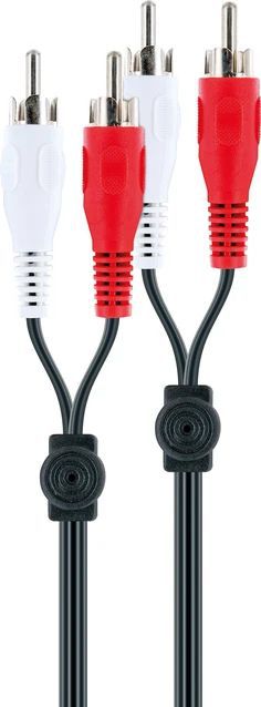 câble audio RCA stéréo 5m noir