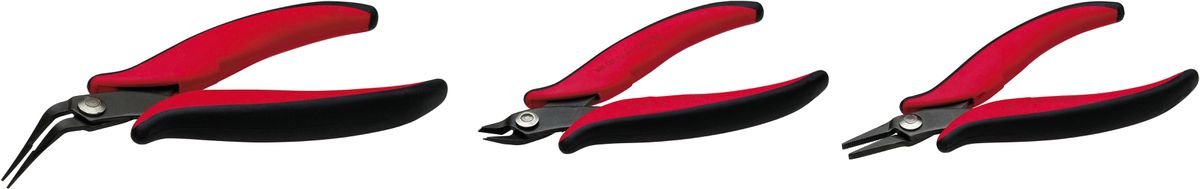 Assortiment de pinces électroniques 3 pièces