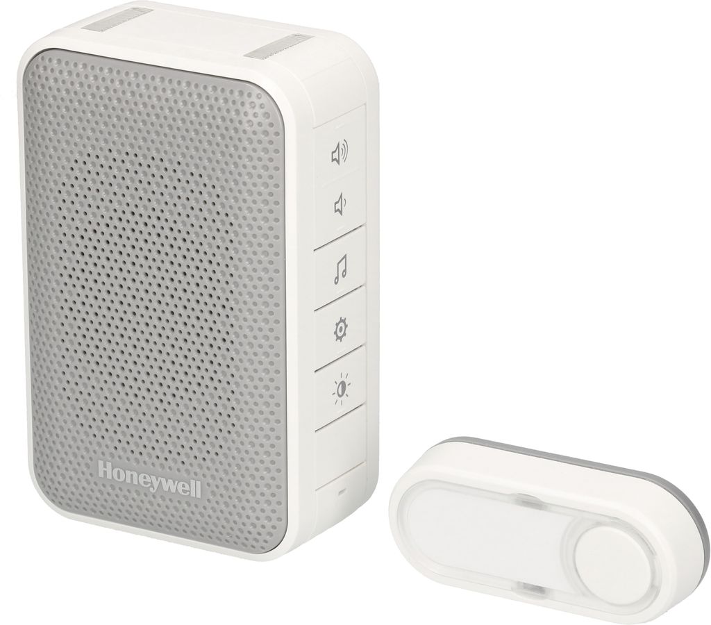 Gong-Kit drahtlos RW=150m weiss Eurostecker LED-Blitz