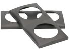 Abdeckrahmen Gr.2x1 UP Integro anthrazit