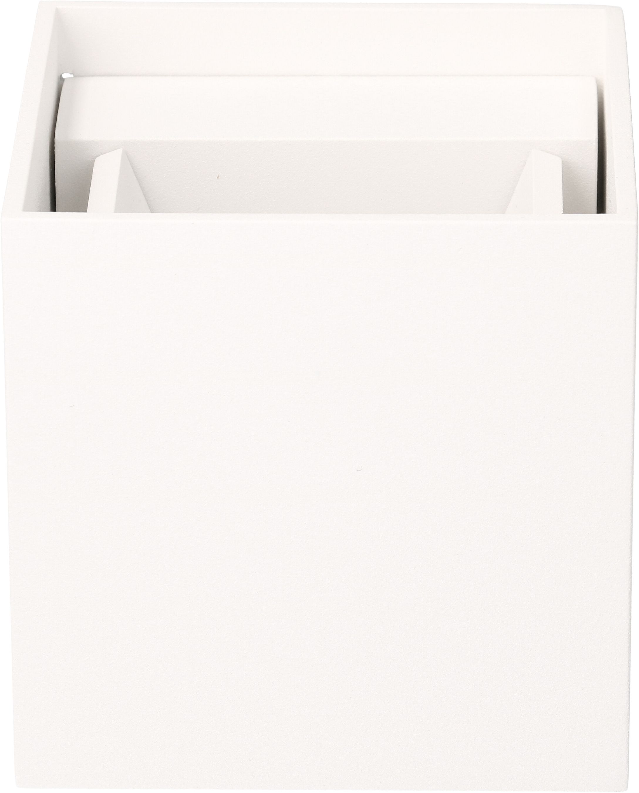 Applique murale à LED BIG-BOX blanc mat RAL9003