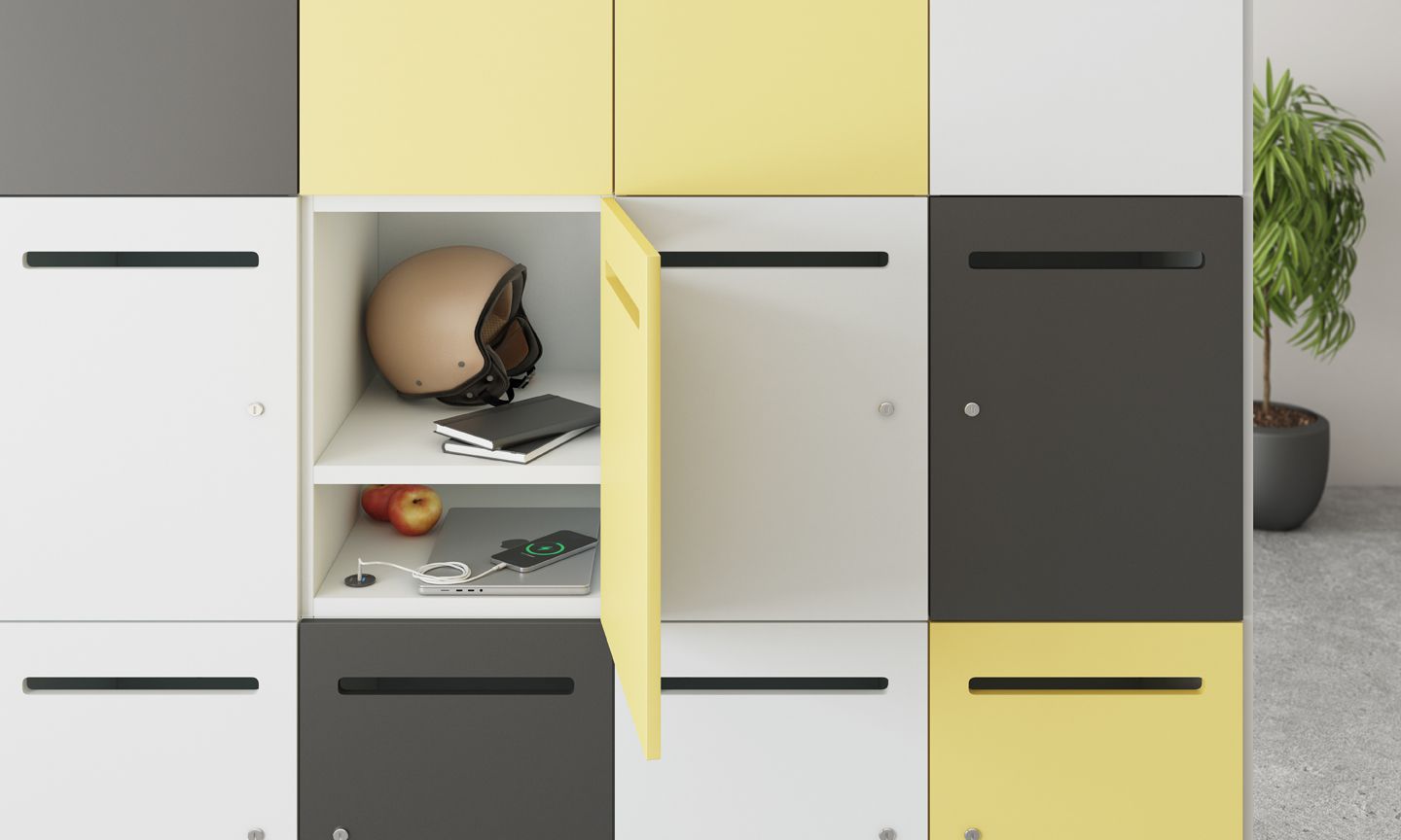 BIT bloc multiprise noir 1x USB-C 15W