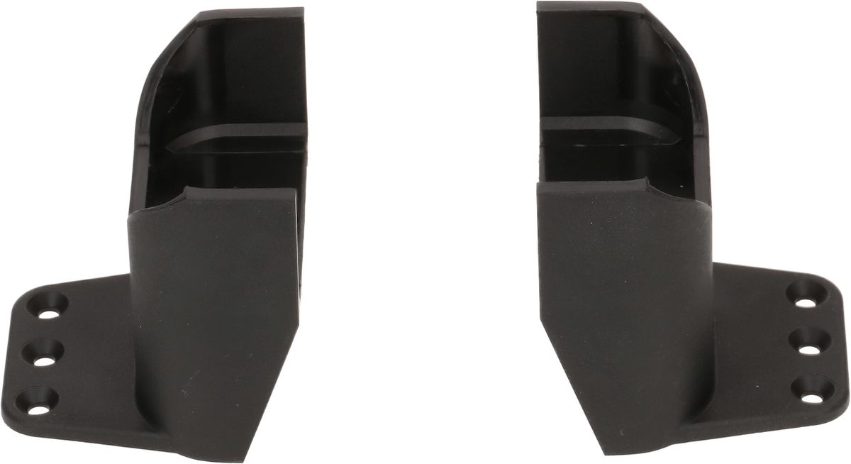 Set de supports à visser noir accroît pour multiprise Swiss Line