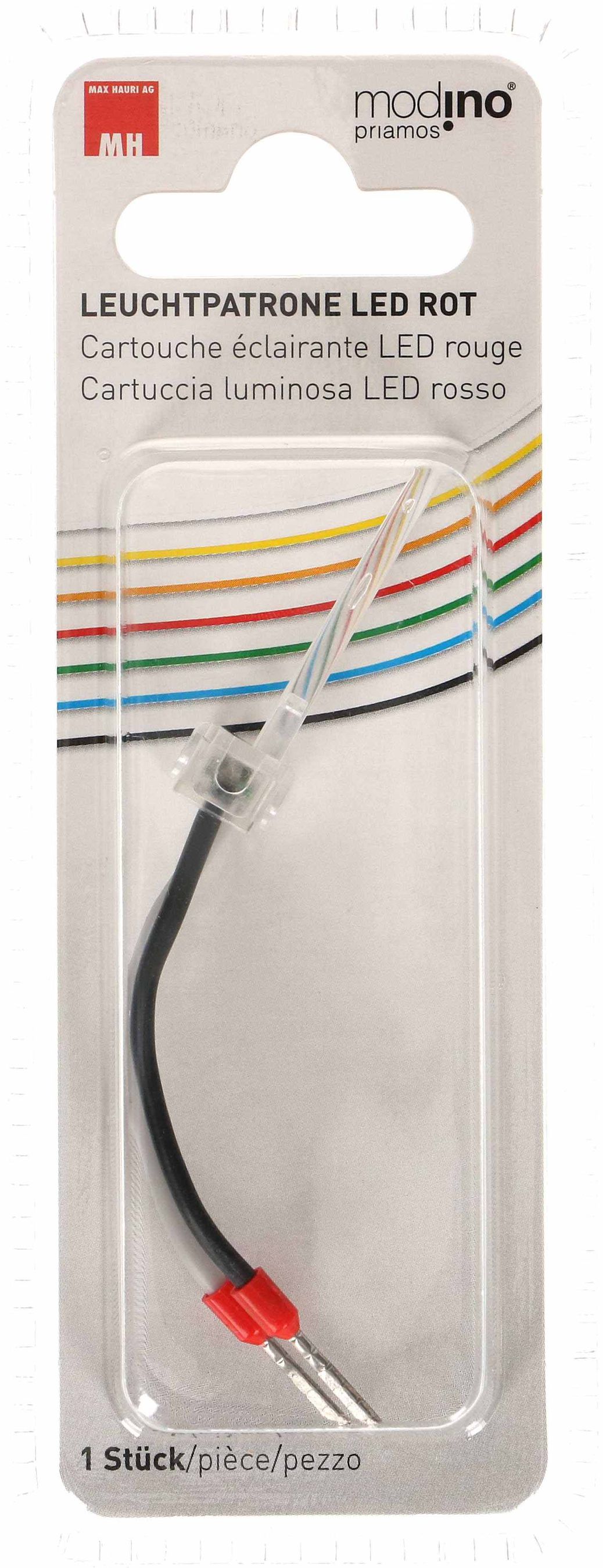 cartouche éclair. LED rouge pour interr./bouton et petite comb.