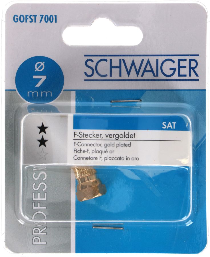 spina F da avvitare D=7mm placcato oro