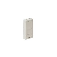 accessoire multimédia 45x22.5 blanc couverture pour 1x RJ45