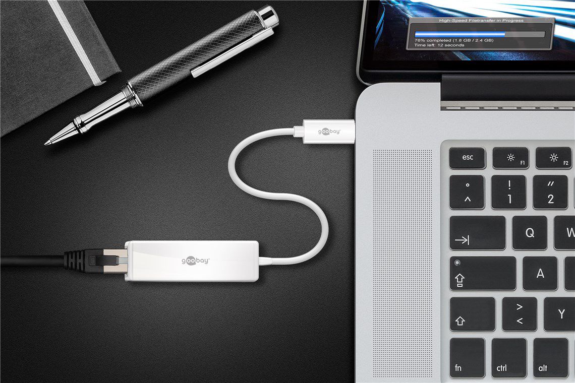 USB-C auf RJ45 Netzwerkadapter 0.11m