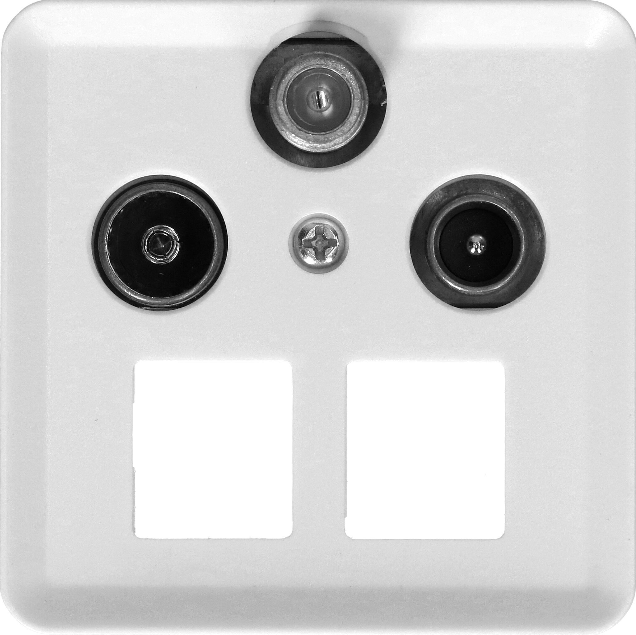 multimédia radio/TV/Sat/réseau 2dB insert +plaque fr. priamos bc