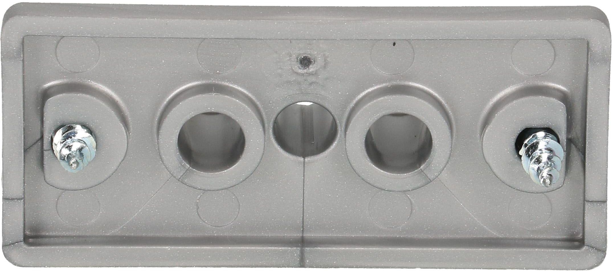 fixation à la table Easy-Desk 2B argent RAL9006