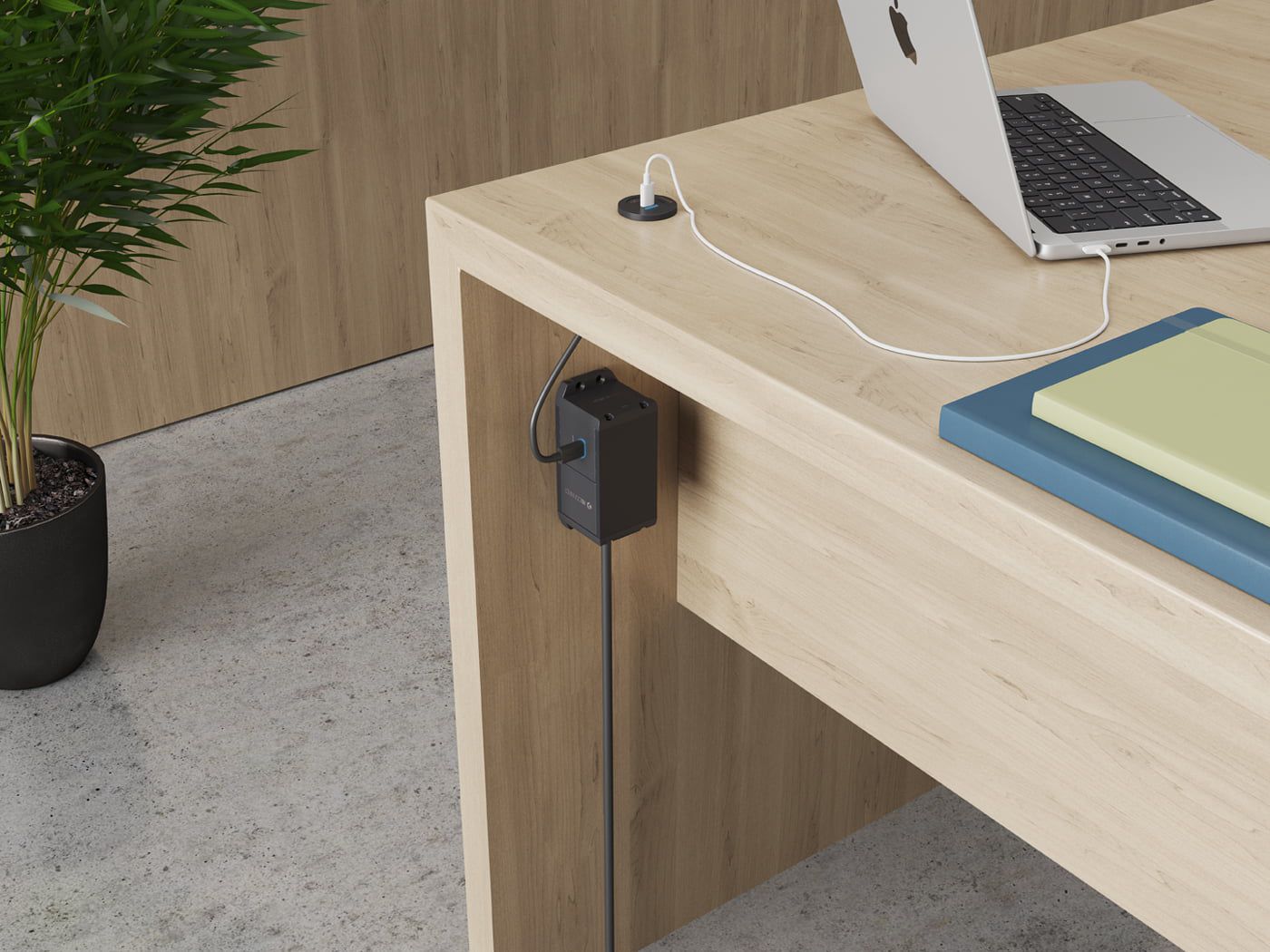 BIT bloc multiprise noir 1x HDMI