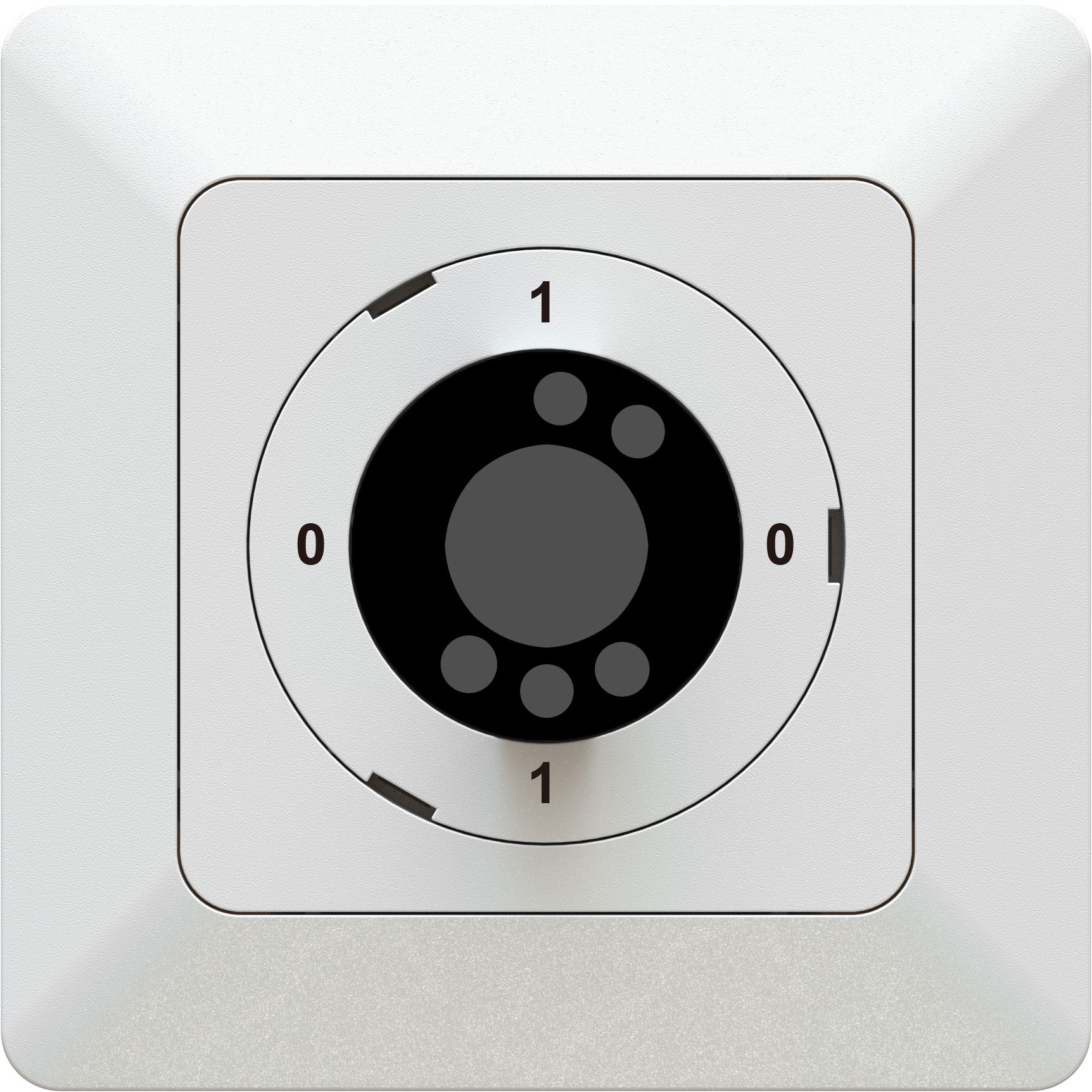 interrupteur à clé sans cyl. s0/1L 0-1-0-1 ENC priamos blanc