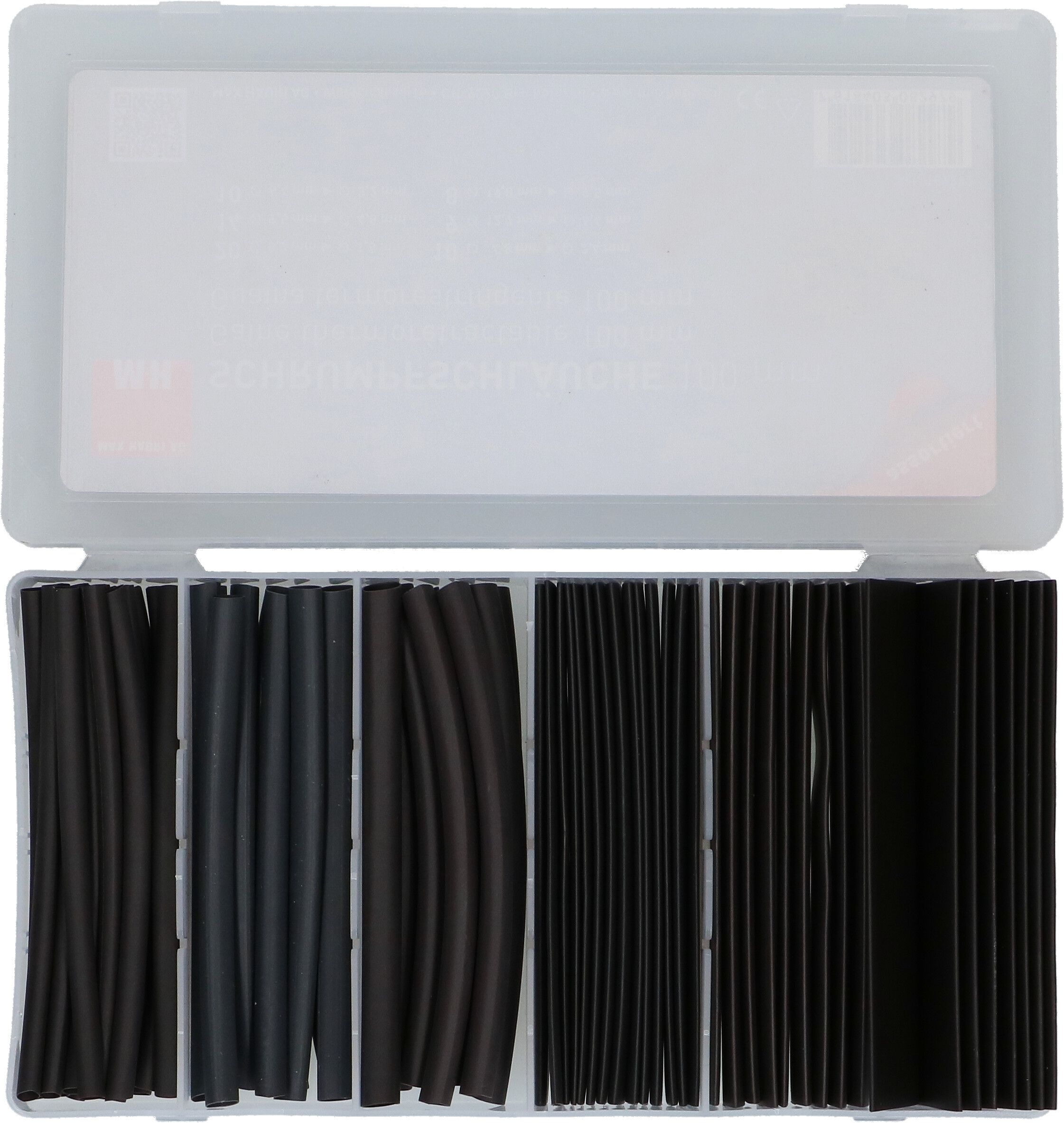 boîte gaine thermorétractable assortie noir