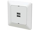 Bloc chargeur USB 3.4A/5VDC, ENC, priamos, blanc
