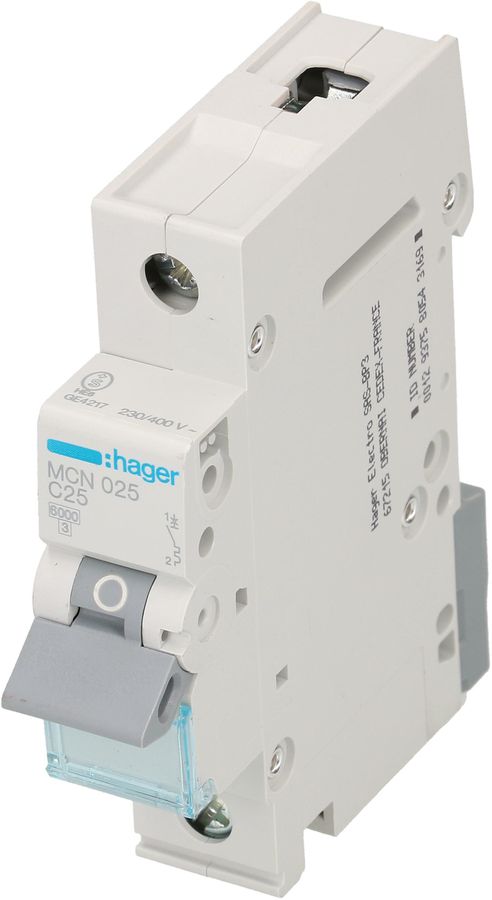 disjoncteur 1P C 25A 6kA