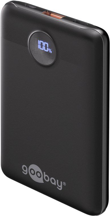 Powerbank 10000mAh QC/PD compact avec affichage d'état