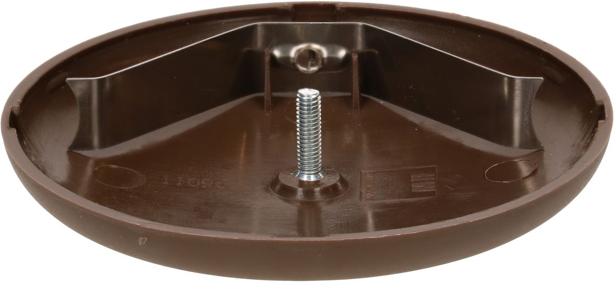 rosetta a soffitto tondo staffa a molla marrone