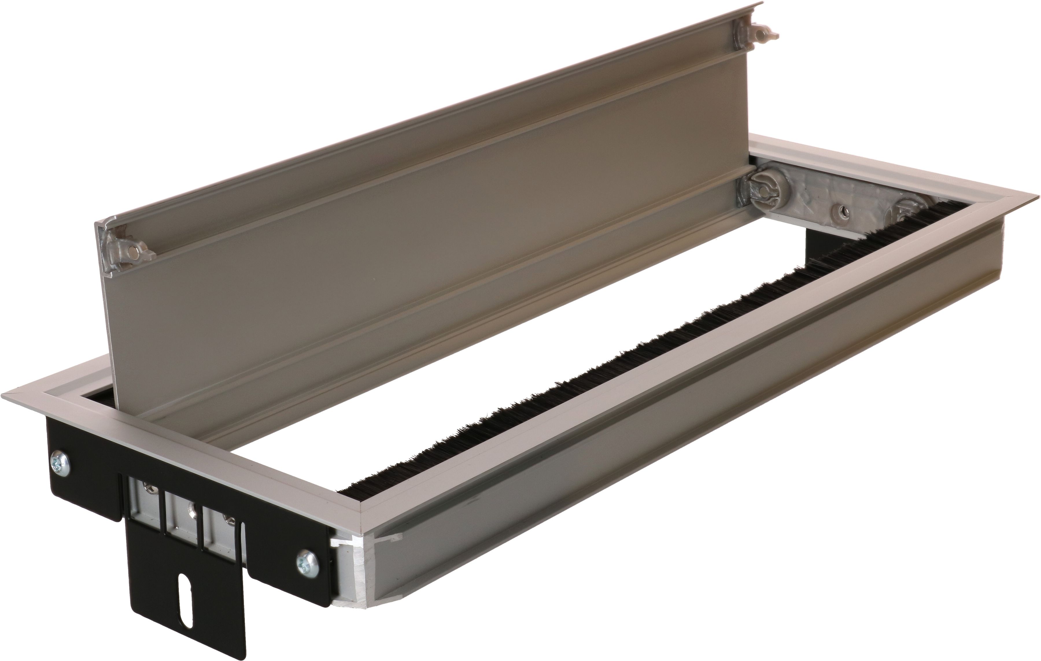 Duo plus Cover Einbaurahmen kurz alu eloxiert inkl. Befestigung