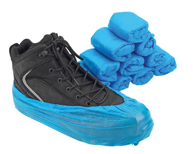 Überziehschuh blau