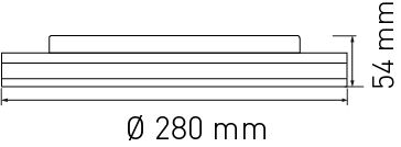plafonnier et applique LED VARIO 28 HF 3000-4000K 13-18W