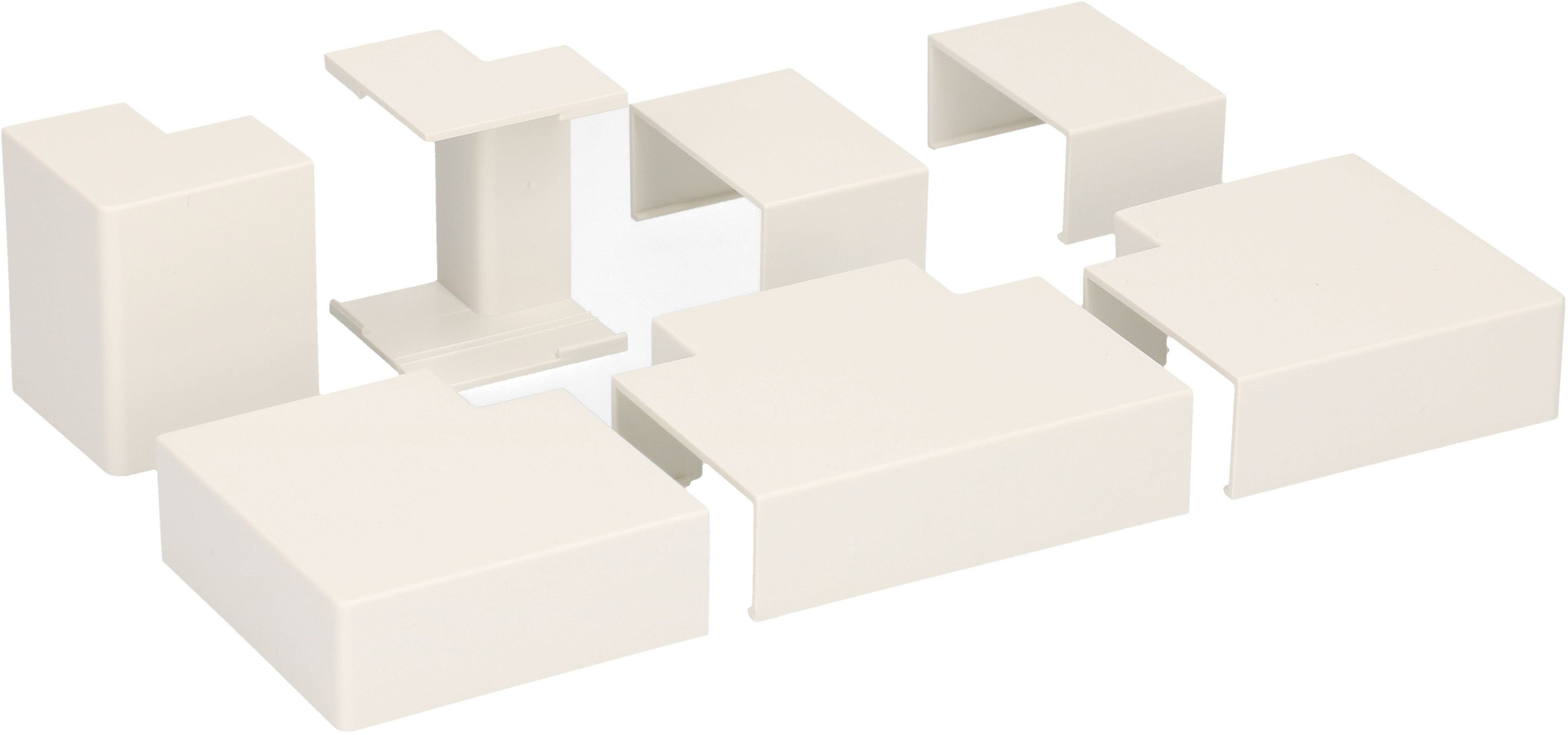 Kabelkanal Verbindungen 35x16mm weiss assortiert 7-teilig