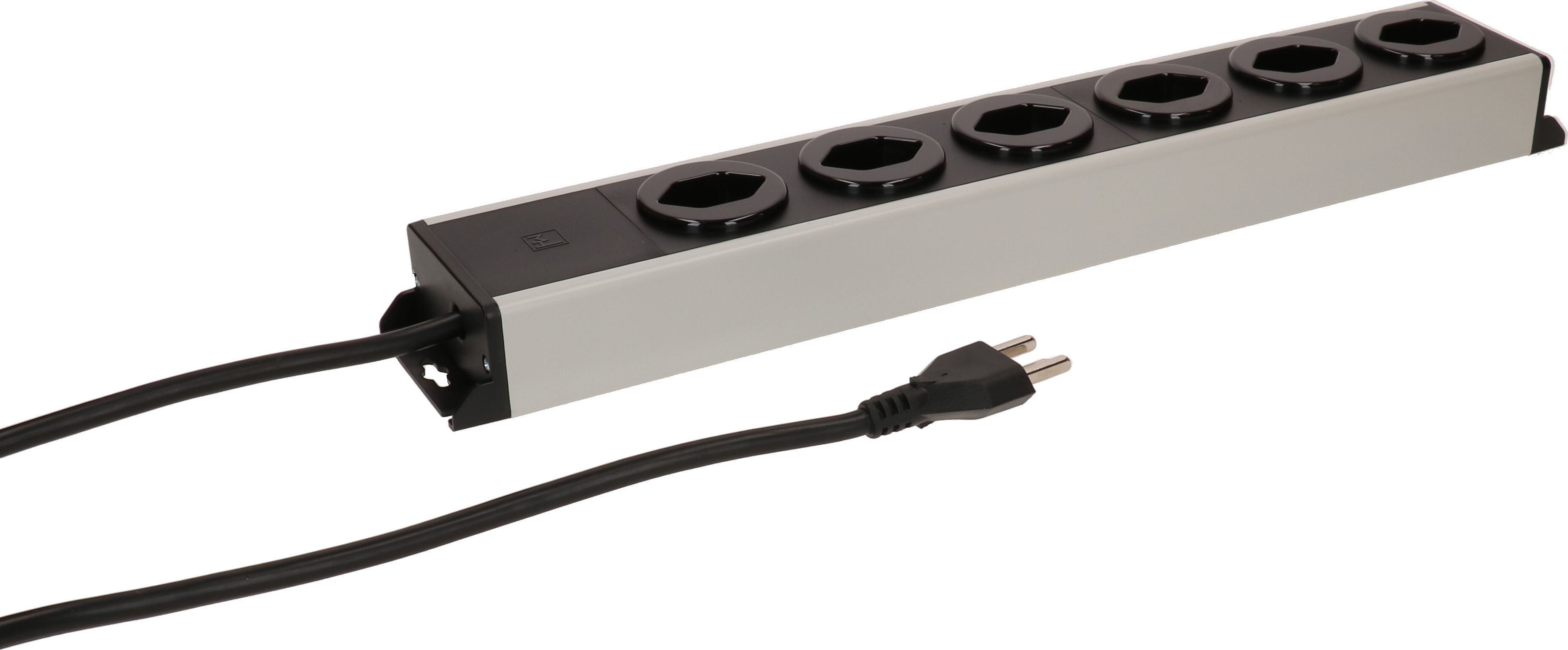 multiprise Power Line 6x type 23 gris/noir 5.0m