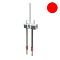 cartouche éclair. LED rouge pour interr./bouton et petite comb.