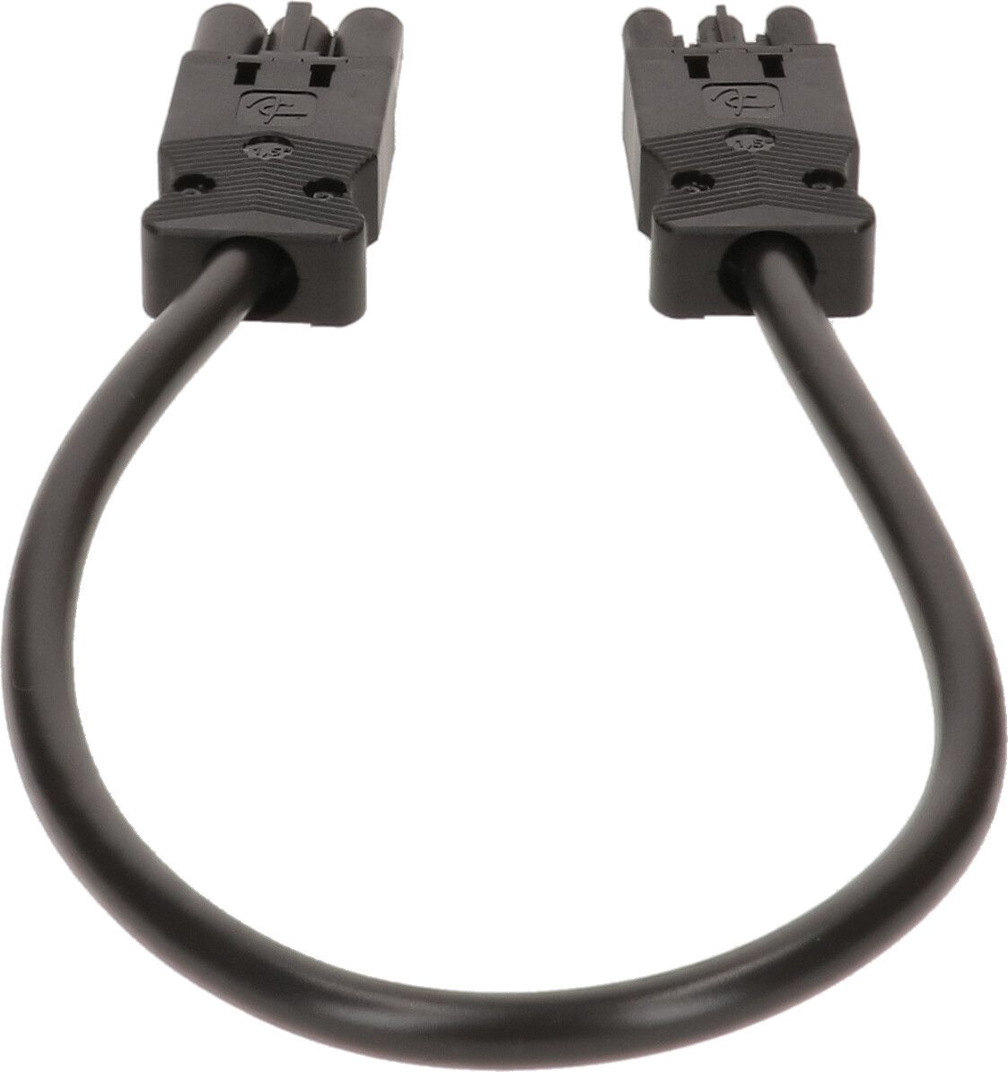 Rallonge TD H05VV-F3G1.5 0.5m noir AC 166