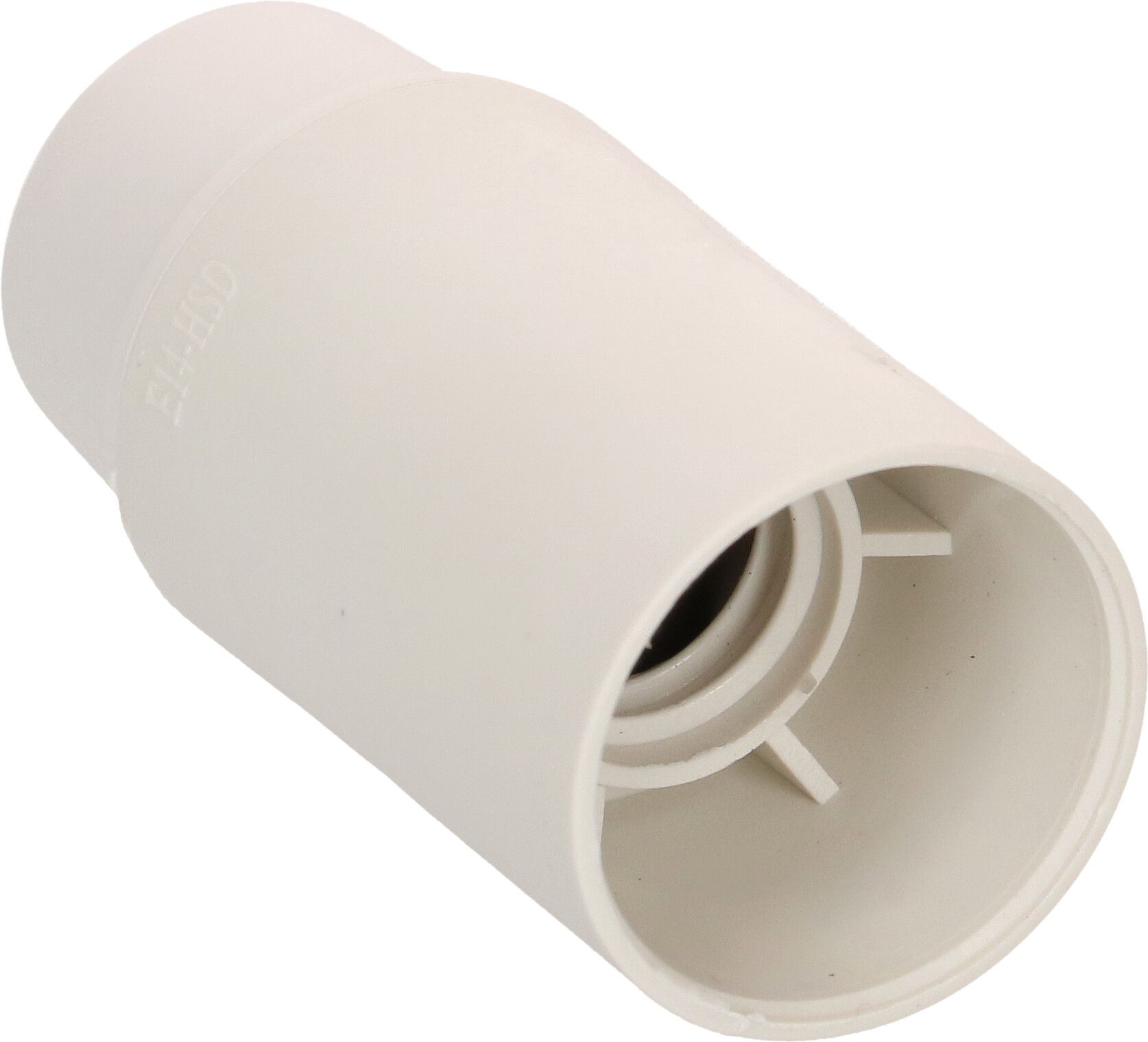 douille E14 manteau lisse M10x1 blanc