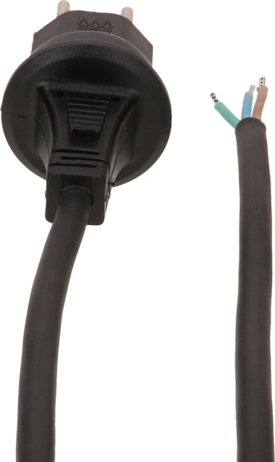 GDV-Netzkabel H07RN-F3G1.5 10m schwarz Typ 13 IP55