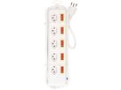 Steckdosenleiste Multi-Switch 5x Typ 13 BS weiss Schalter 1.5m