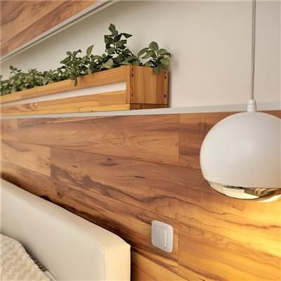 Interrupteur mural sans fil AP 1 canal blanc