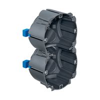 boîte pour paroi creuse D83 ta.2x1 gris