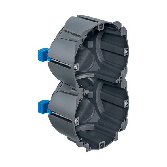 boîte pour paroi creuse D83 ta.2x1 gris