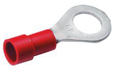 Cosses de câble à sertir isolées isolées 0.5-1mm² M5 rouge