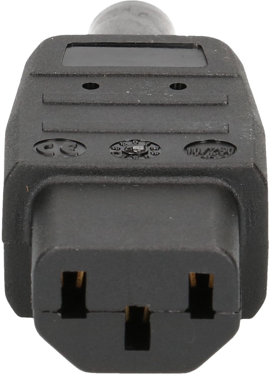 prise de connecteur type C13 3 pôles noir