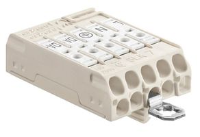 SLK7 borne de connexion 5 pôles 0.5-2.5mm2 super plat blanc