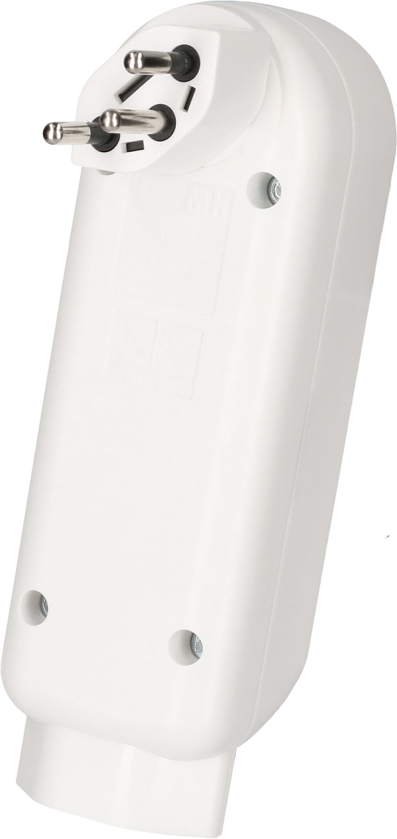 multi adaptateur ADAPT 3+1x type 13 blanc rotatif