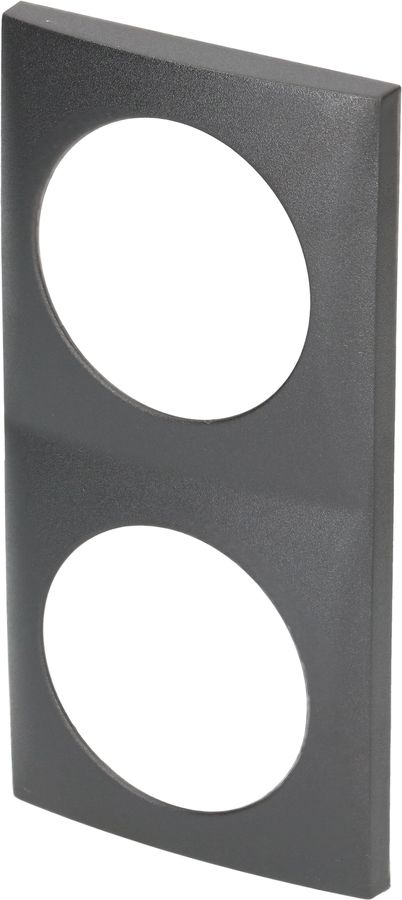 Abdeckrahmen Gr.2x1 UP Integro anthrazit