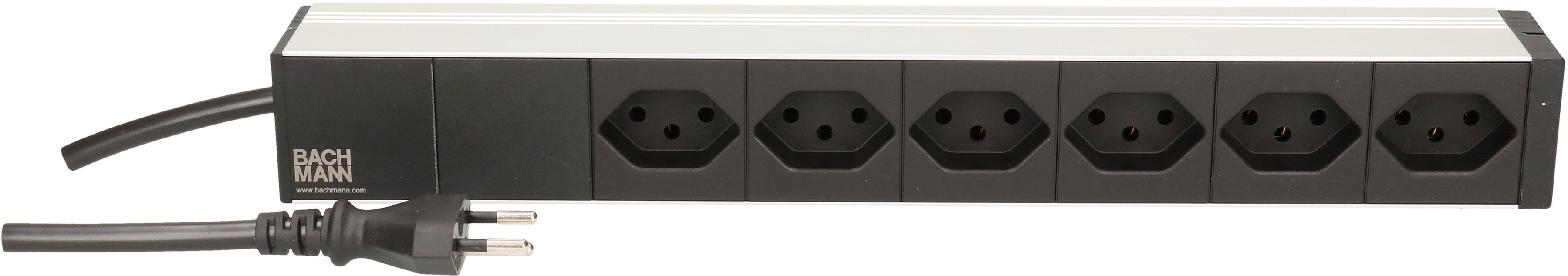 PDU 6x type 13 90° noir 1U