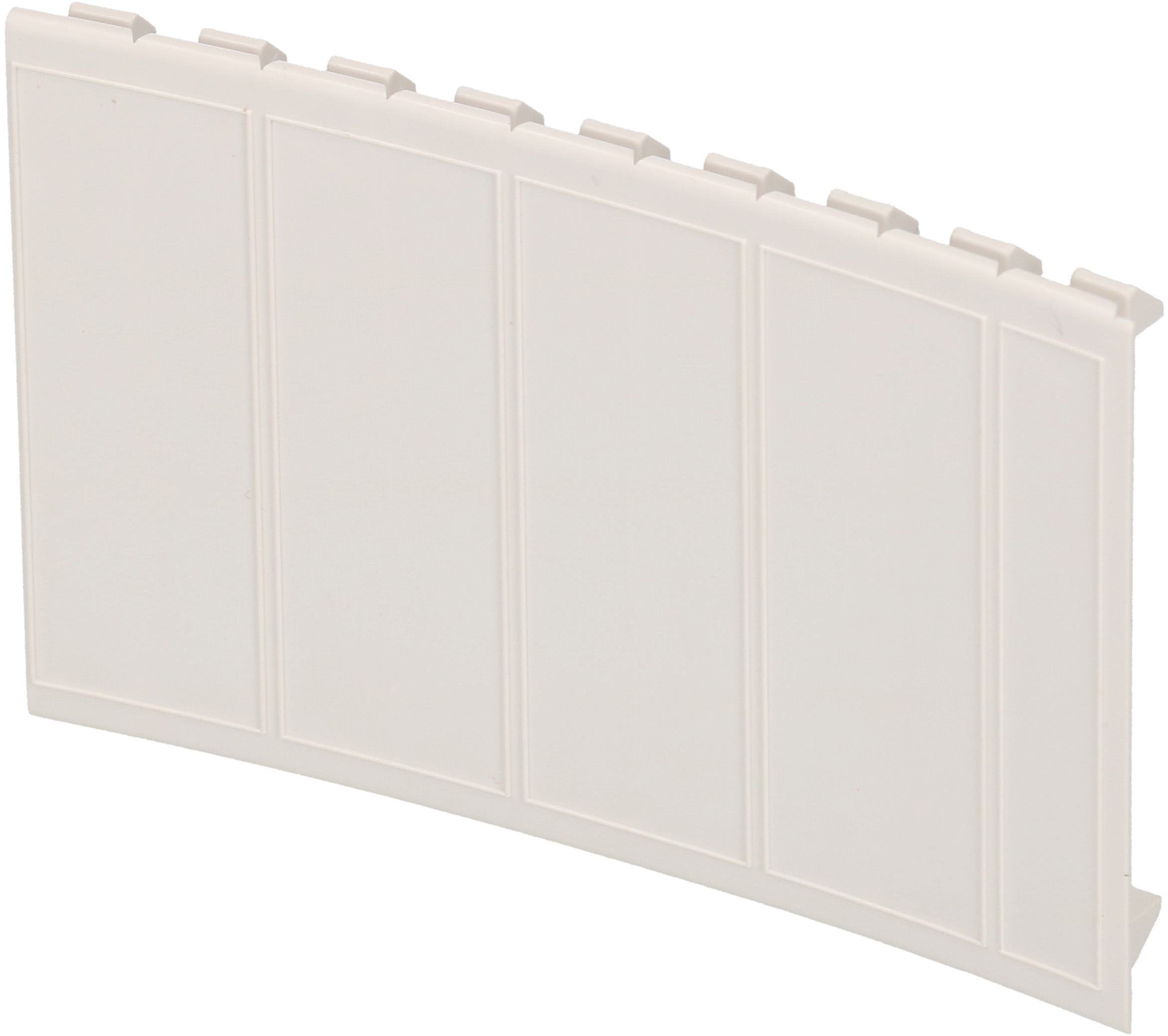 bande de recouvrement DIN découpe 45mm blanc