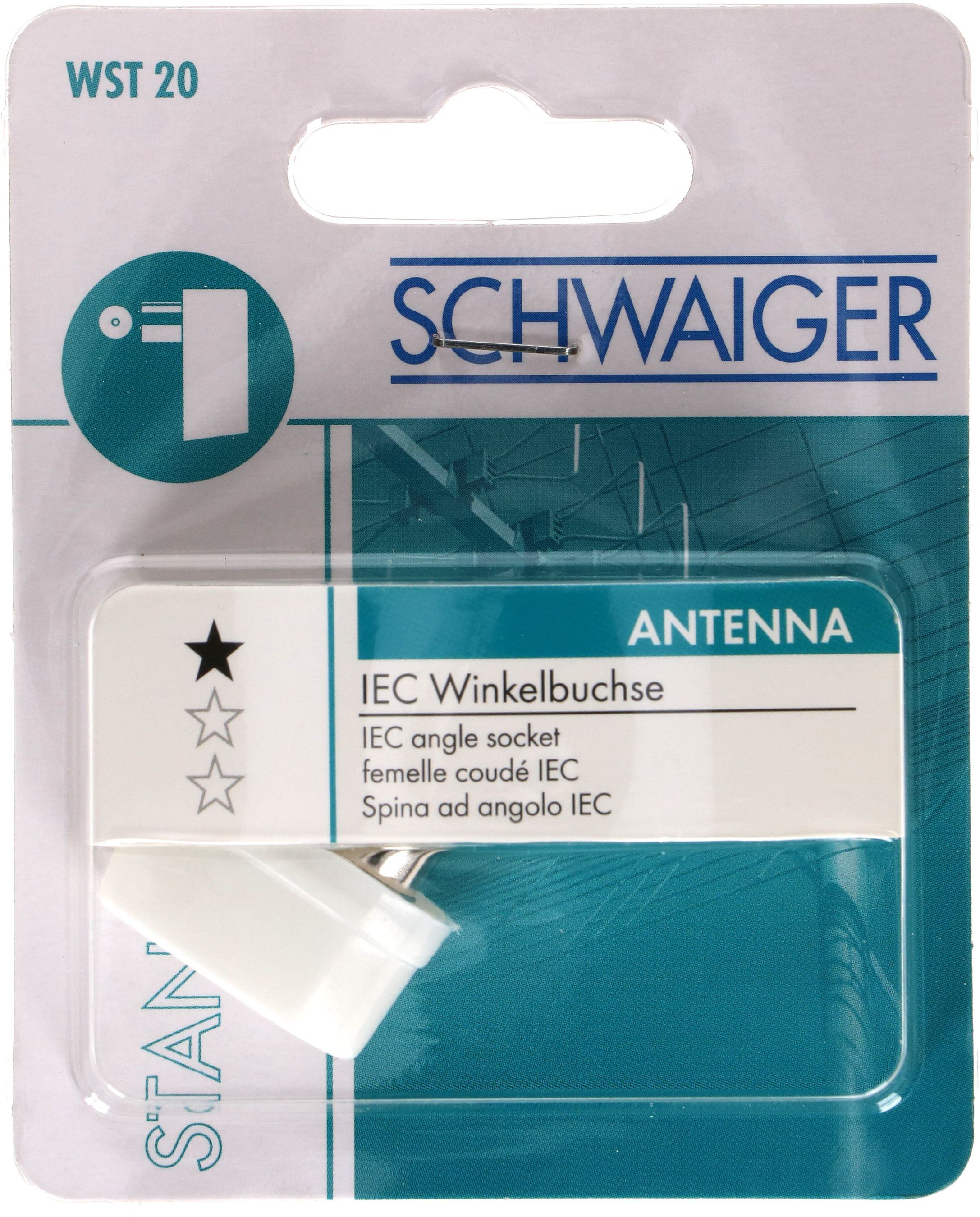 femelle coudé IEC 90° blanc