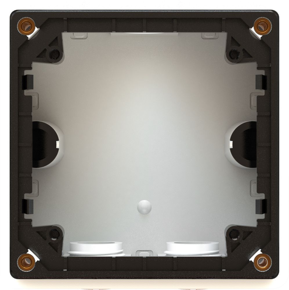 boîtier ta.1x1 AP exo IP55 blanc