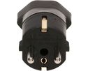 Fiche d'adaptation Schuko / type 23 3 pôles noir