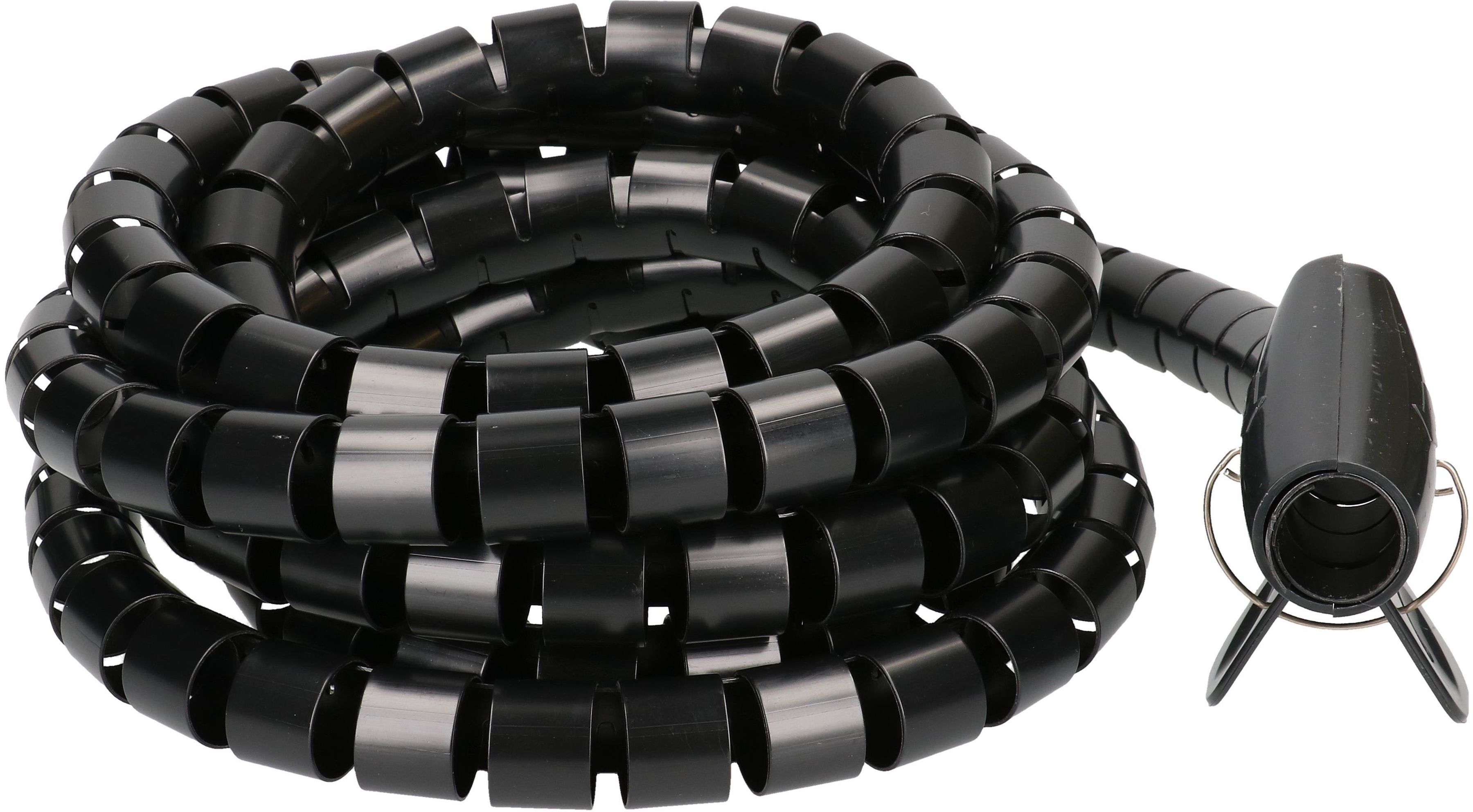 tube spirale D=20mm noir L=3m