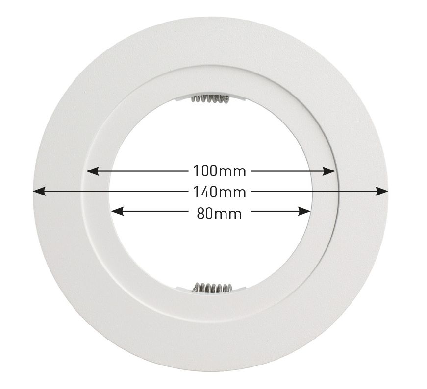 Cadre d'extension blanc pour AXO et STATO / 5 pièces