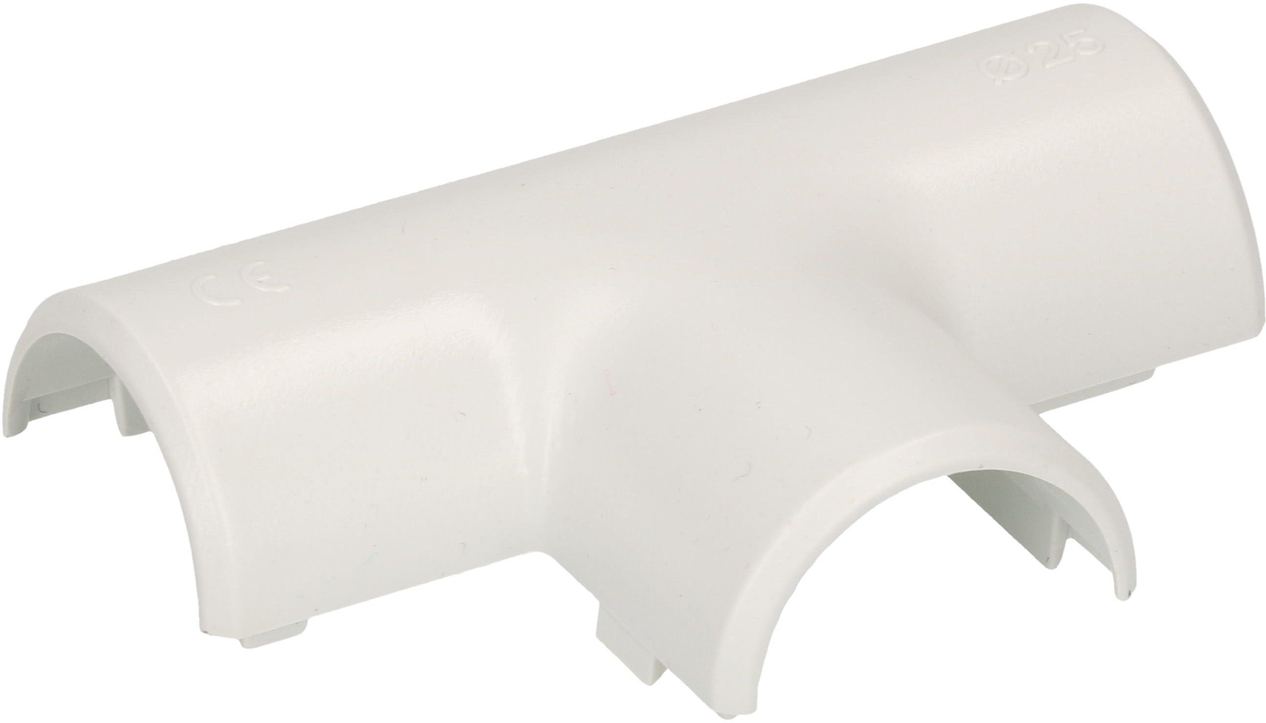 KIR-T-Stück M25 2-teilig grau